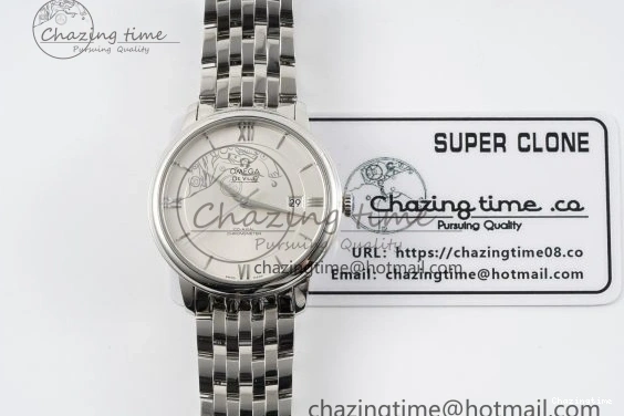 0319 De Ville SS TWF 1:1 Best Edition Silver Dial on SS Bracelet MIYOTA Practical 7836